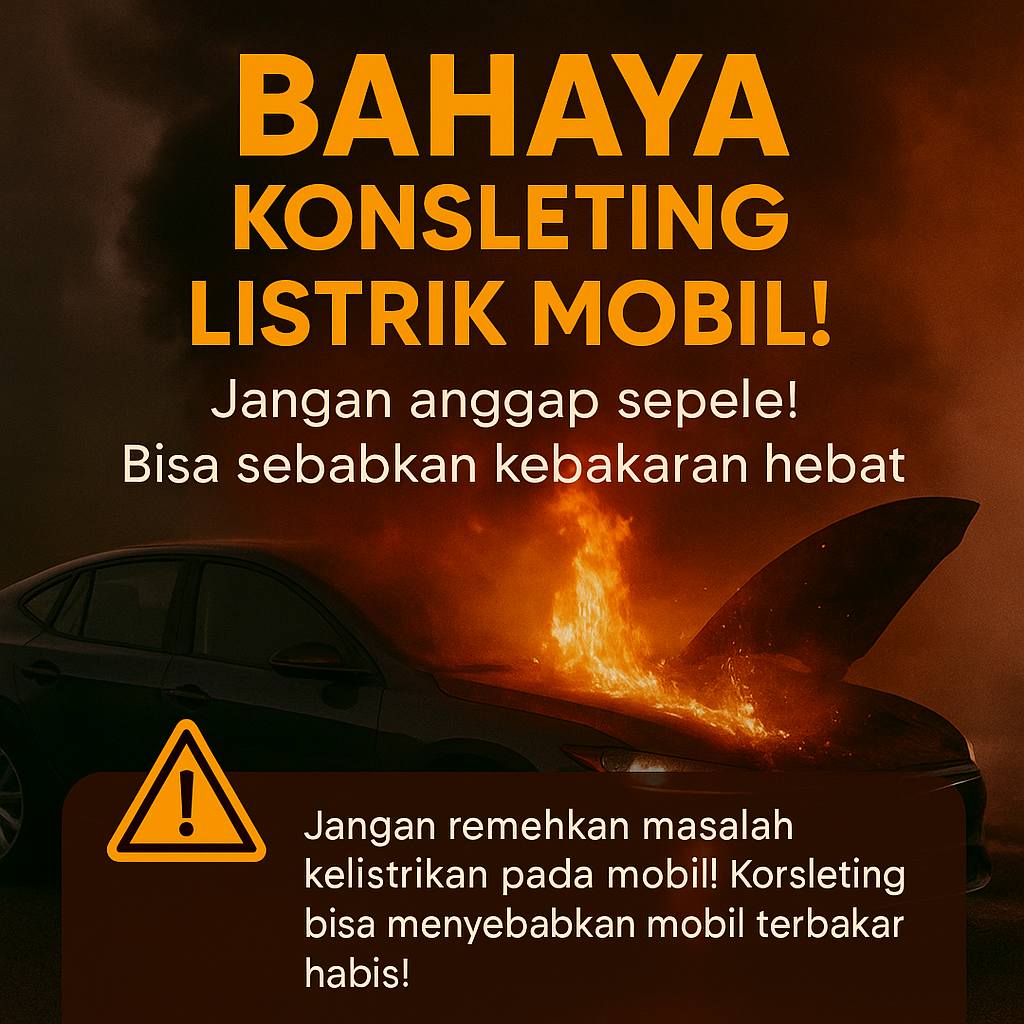 ⚠️ Bahaya Jika Konslet pada Electrical Mobil Bisa Menyebabkan Mobil Kebakar